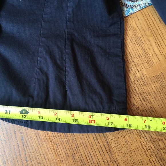 RANK Vintage Black Band Style Jacket XL Retro Button Cotton Blend Rocker Blazer - Picture 13 of 13